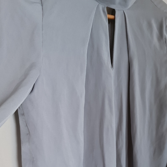 Gorgeous Custom Made Grey Blouse Longsleeve - Picture 5 of 5